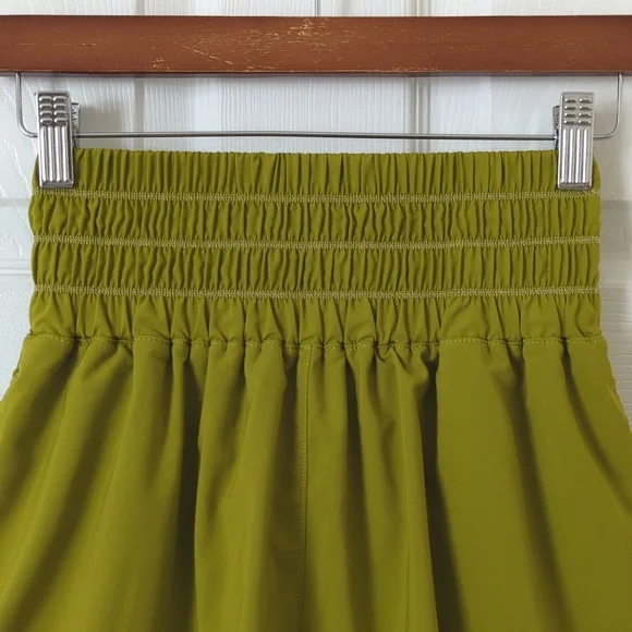 Nike One Dri-Fit Ultra High Waisted 3" Brief Lined Athletic Shorts Moss Green S - Picture 2 of 14